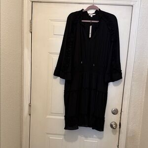 Chico's Black Long Sleeve Dress